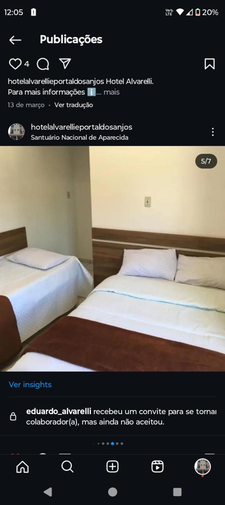 Hotel Portal Dos Anjos Апаресіда Екстер'єр фото
