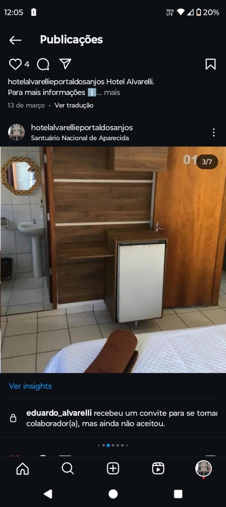 Hotel Portal Dos Anjos Апаресіда Екстер'єр фото